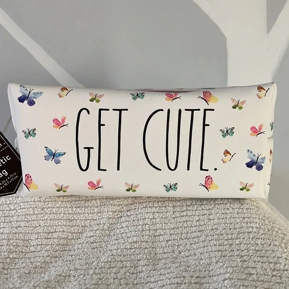 Rae Dunn get cute cosmetic bag - Picture 3 of 11